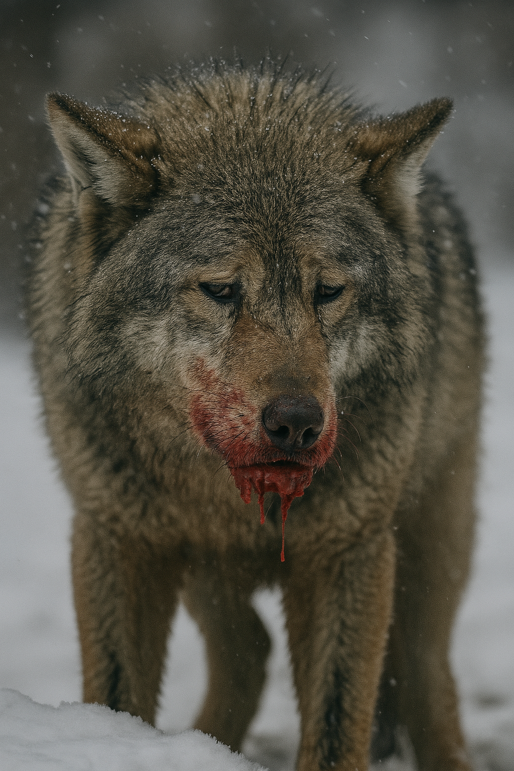 Blood-mouthed wolf