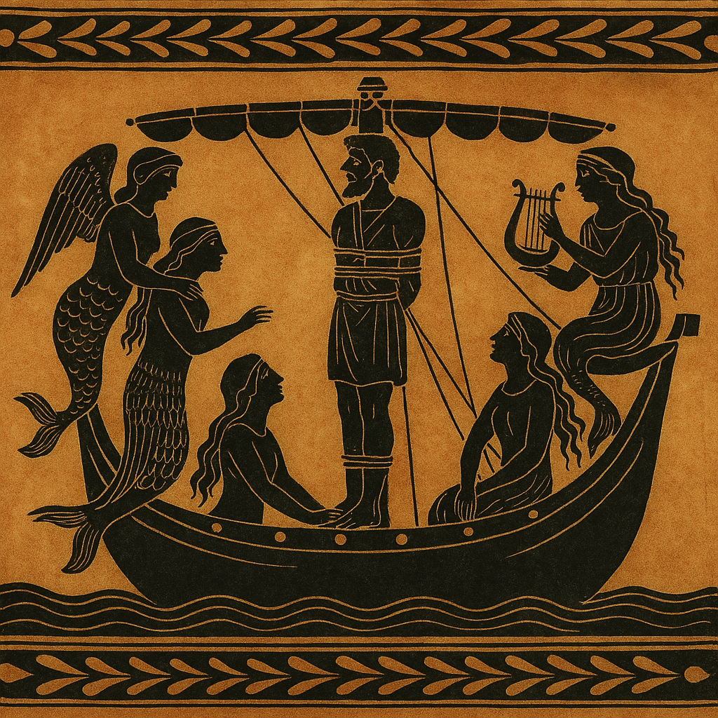Greek Sirens Illustration